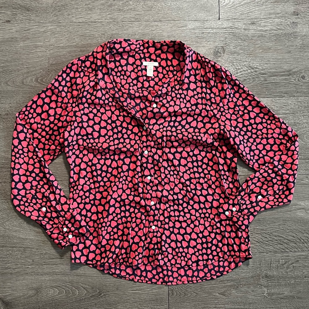 J Crew silk button down - 12